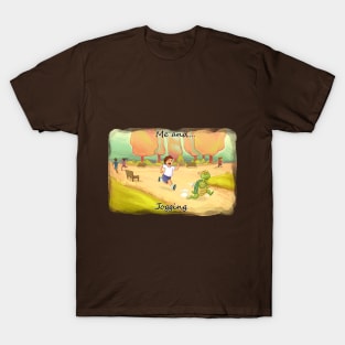 Me and Jogging Male T-Shirt